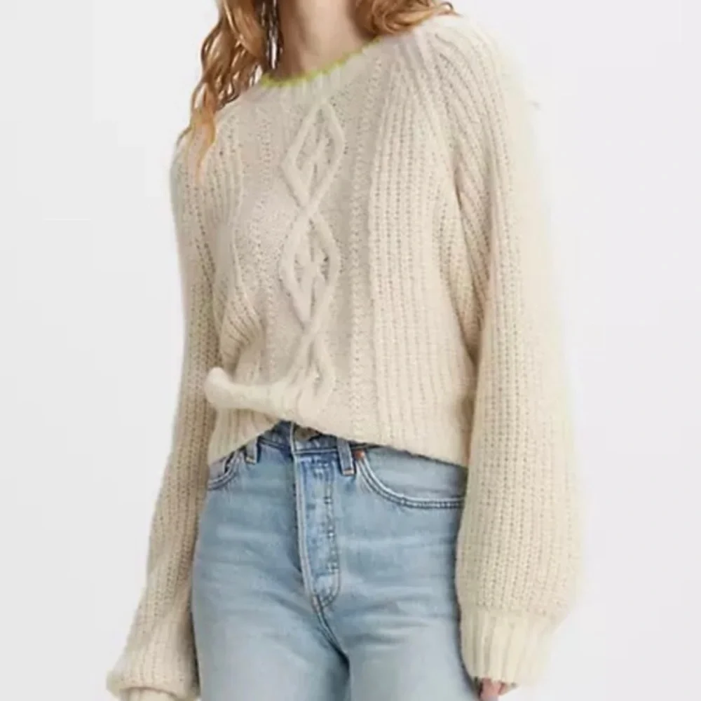 Women’s Fisherman Sweater Levi’s Cable Knit Size XS Cozy